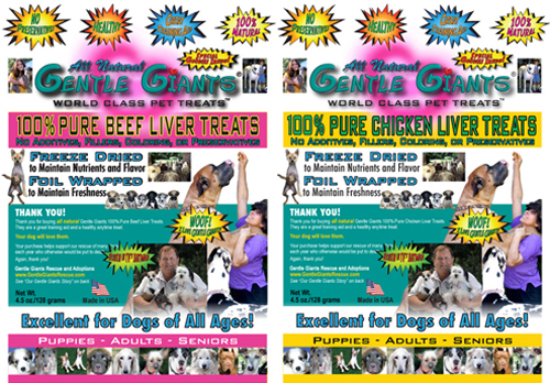 photo of beef and chicken liver treats