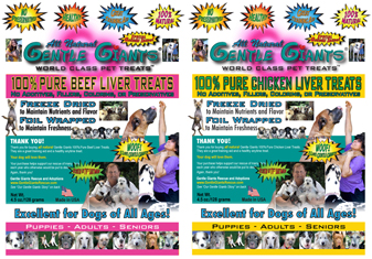 photo of beef and chicken liver treats