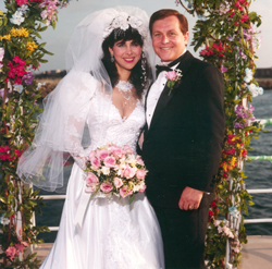 Burt and Tracy's wedding